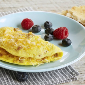 1-Minute Sausage and Cheese Omelette recipes