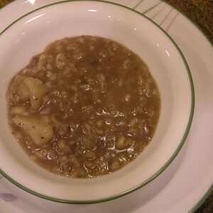 3-in-1 Soup with Flanken and Potatoes