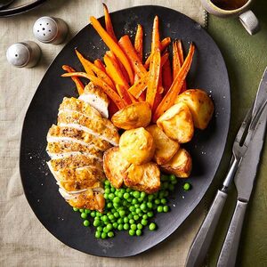 Air fryer roast dinner