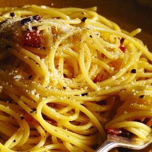 Amatriciana (Guanciale, Tomato, and Pecorino Romano)