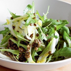 Arugula, Fennel, and Green Lentil Salad from 'River Cottage Veg'