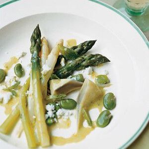 Asparagus, Artichoke, and Fava Bean Salad