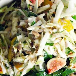 Autumn Slaw: Roasted Golden Beet and Figs