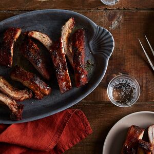 Back Ribs with Roasted Tomato, Honey and Chipotle Glaze