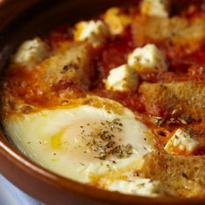 Baked Eggs With Tomato And Feta recipes