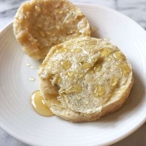 Baking Powder Biscuits and Vanilla Bean Rum Butter