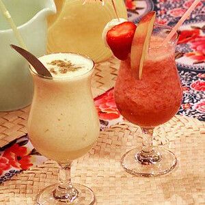 Banana Strawberry Peach Daiquiri