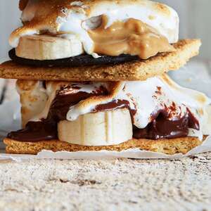 Banana Chocolate S'mores