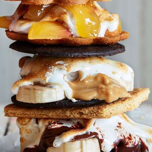 Banana Peanut Butter S'mores