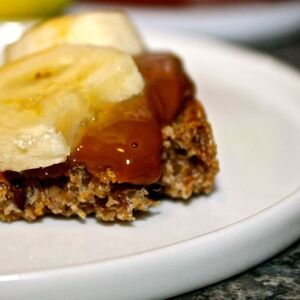 Banana-Dulce de leche on whole wheat toast