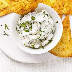 Bean, feta & herb dip