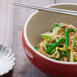 Bean Sprouts Garlic Scape Salad