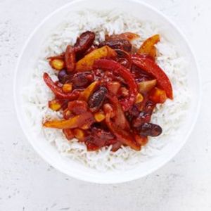 Bean & pepper chilli