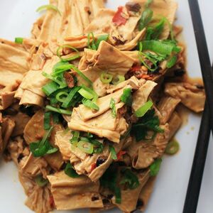 Beancurd Sticks Simmered with Chili Bean Paste Recipe