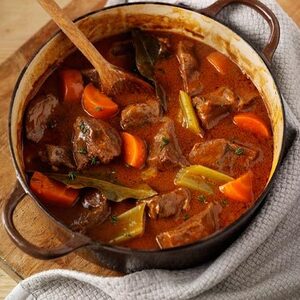 Beef & vegetable casserole