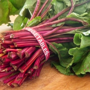 Beet Gratin with Goat Cheese and Greens