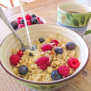 Berry Vanilla Breakfast Quinoa