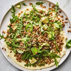 Big Green Lentil Salad