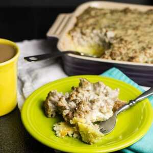 Biscuits and Gravy Bake