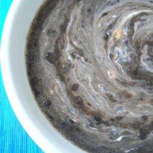 Black Lentil And Black Bean Soup