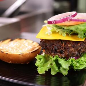 Black Bean Vegan Burger