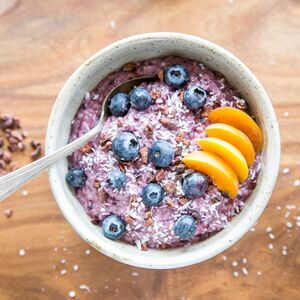 Blackberry Banana Chia Pudding