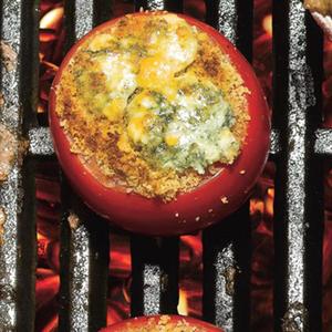 Blue Cheese-Crusted Tomatoes