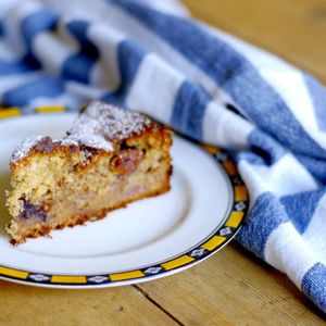 Blueberry, Banana & Almond Cake