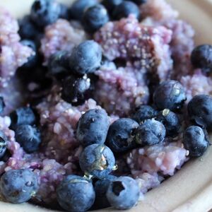 Blueberry Buckwheat Breakfast Bowl