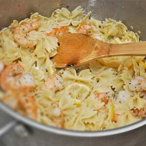 Bow Tie Shrimp Pasta