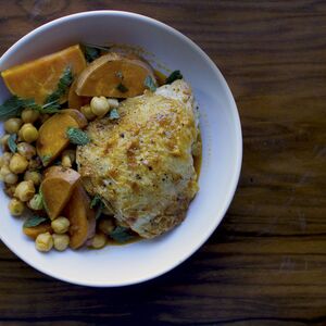 Braised Chicken Thighs with Tomato and Honey