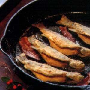 Breakfast Trout with Bacon