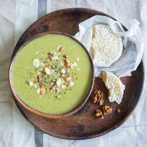 Broccoli Walnut Soup