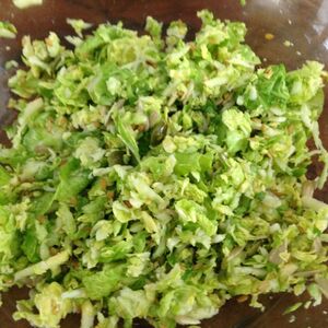 Brussels Sprouts Salad with Booster Seeds