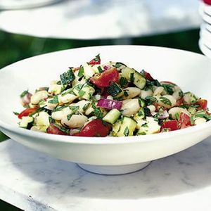 Butter bean & tomato salad