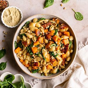 Butternut Squash Spinach Pasta