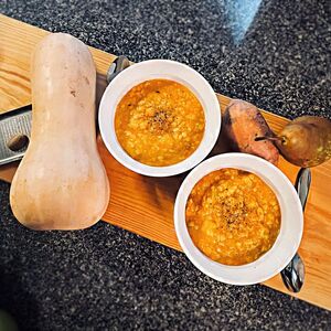 Butternut Squash & Red Lentil Soup - Instant Pot