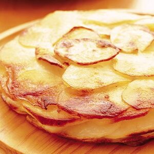 Buttery potato cake