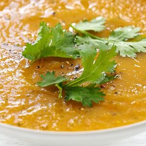 Carrot & coriander soup