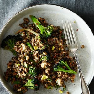 Charred Broccoli and Lentil Salad