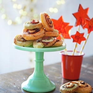 Cheese & bacon pinwheels