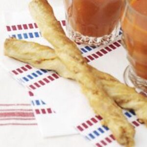 Cheese & mustard straws