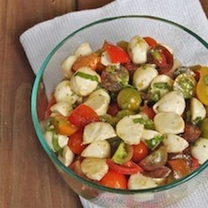 Cherry Tomato and Mozzarella Salad