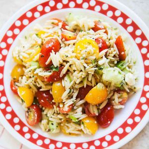 Cherry Tomato Orzo Salad