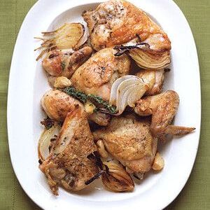 Chicken with Onions and Garlic