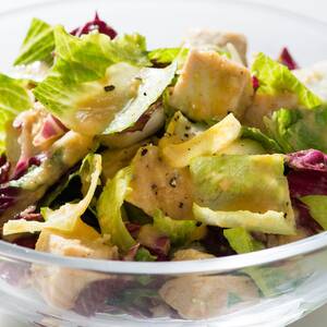 Chicken Salad with Roasted Root Vegetable Vinaigrette