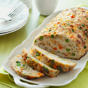 Chicken-Vegetable Meatloaf