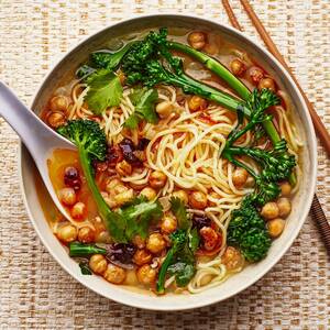 Chickpea Noodle Soup