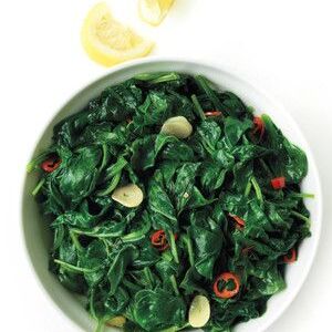 Chile-Garlic Spinach