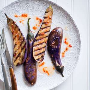 Chili-Garlic Grilled Eggplant